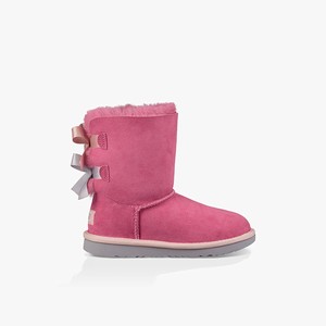 Ugg Bailey Bow II Kids Classic Boots Pink (6524KAJYF)